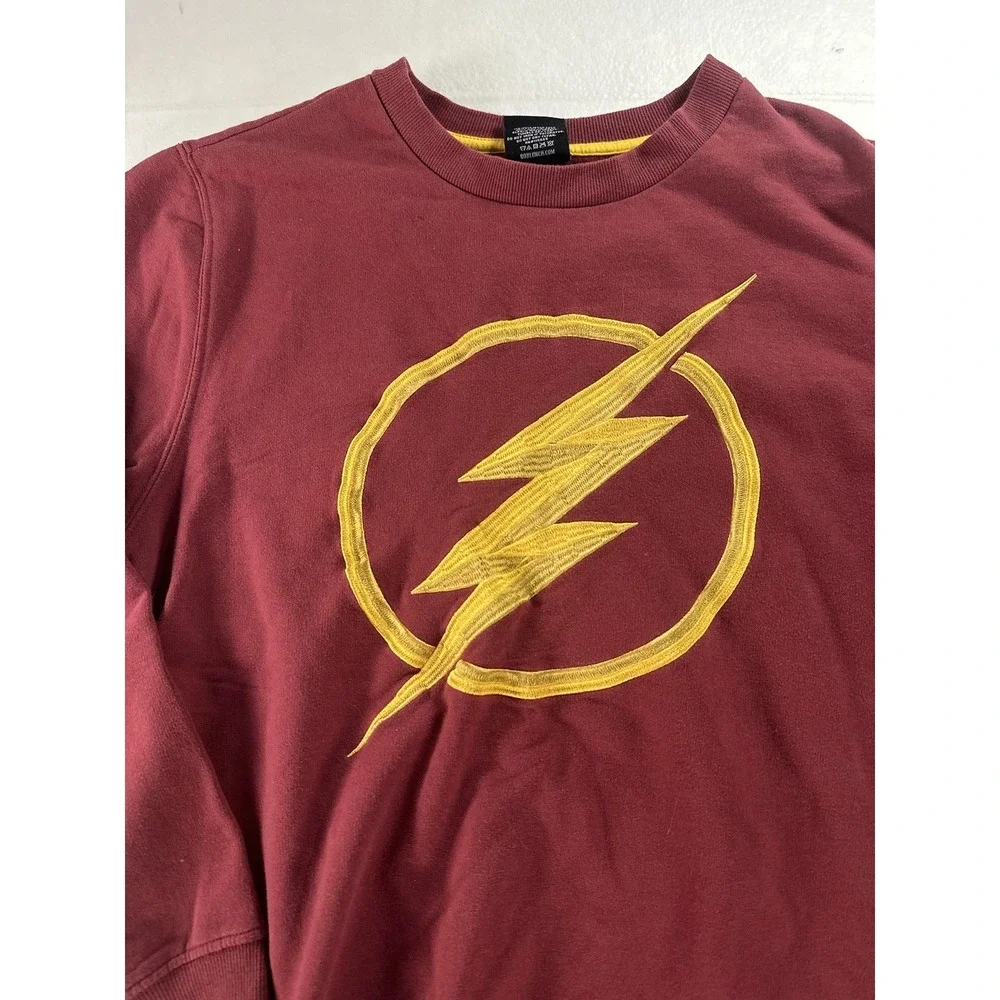 VTG Box Lunch "The Flash"  Embroidered‎ Sweatshirt Crewneck Size Small S (18) - Picture 4 of 16